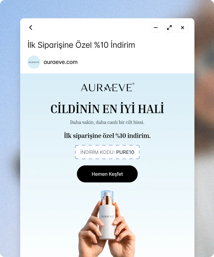 SMS ve E-Posta