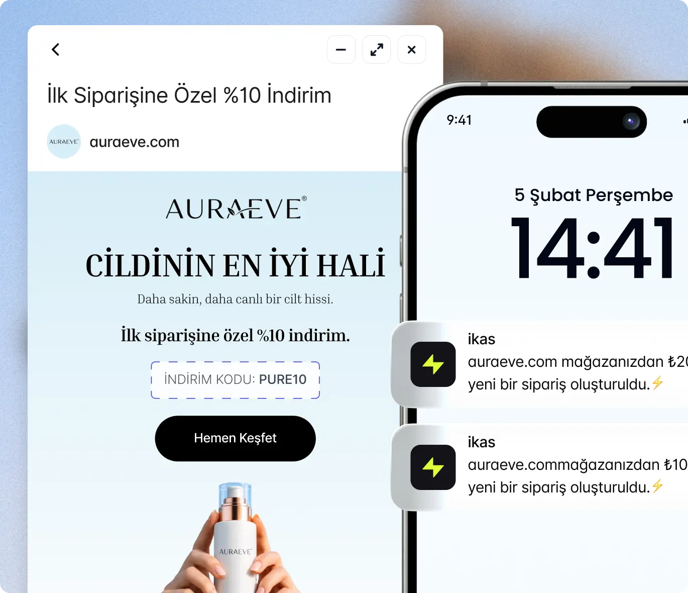 SMS ve E-Posta